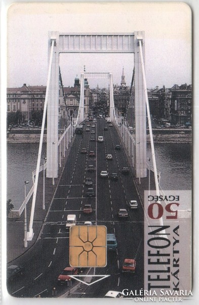 Magyar telefonkártya 0440  1995 Erzsébet-híd     GEM 1  98.000  darab