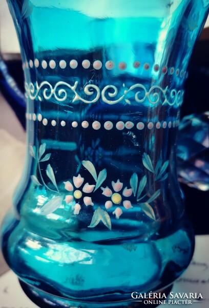 Turquoise bieder glass