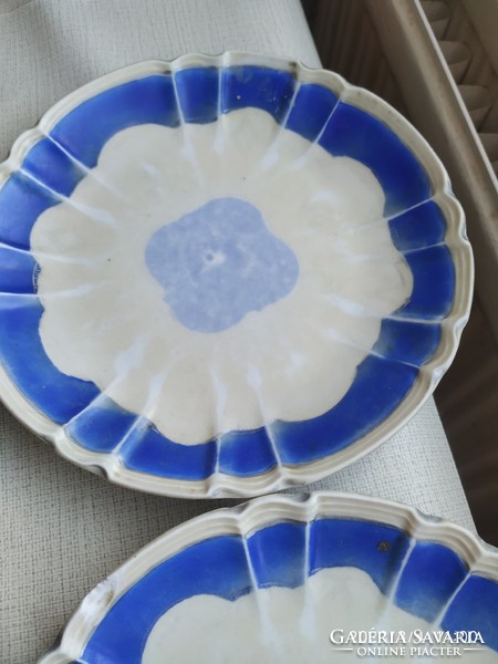 Blue ceramic cake set for sale!