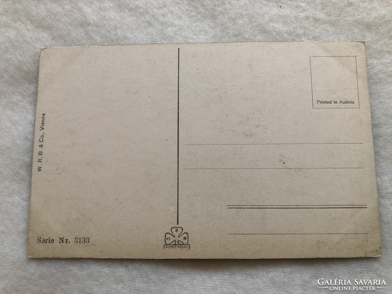 Antique old w.R.B. Vienne postcard - postal clearance -3.