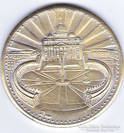 Xiii. Pope John bronze pendant