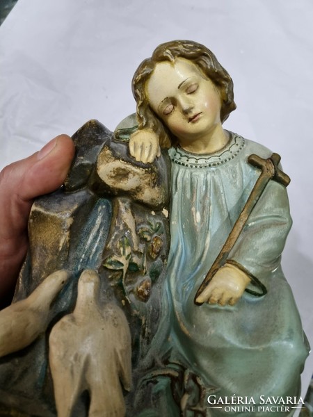 Old plaster figure