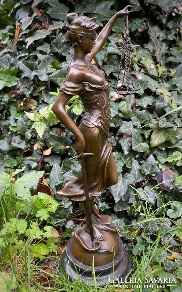 Justitia, Goddess of Truth - monumental bronze statue