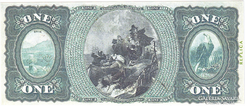 USA  1  dollár1865 REPLIKA