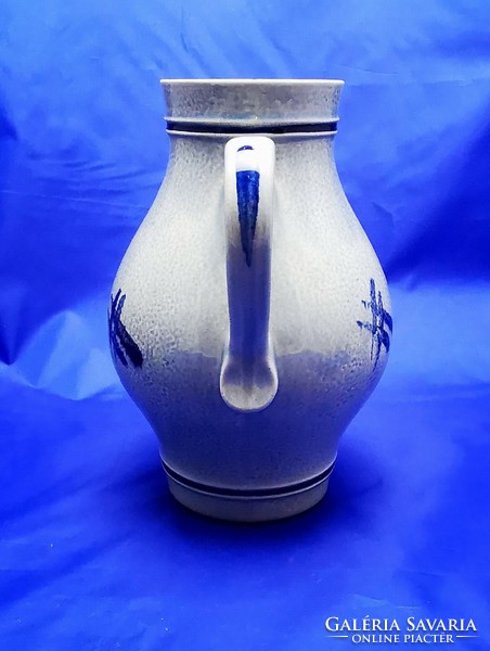 Glazed ceramic jug