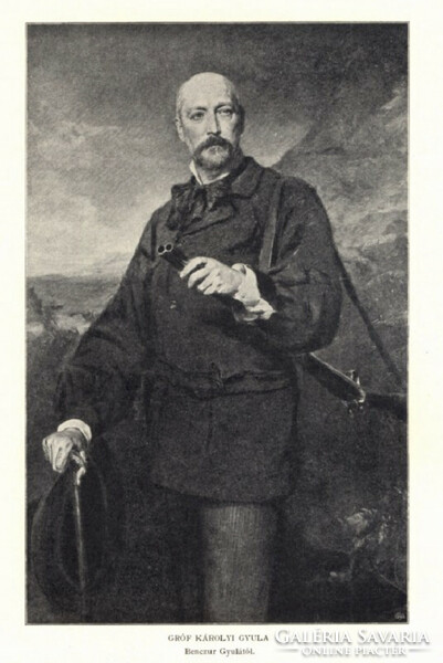 Benczúr Gyula idősb Károlyi gróf portréja 150 x 100 cm