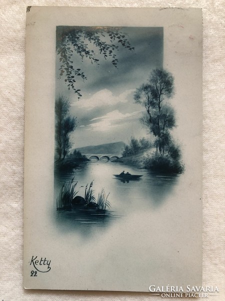 Antik képeslap  -  1925                                                     -5.