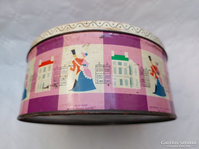 Régi fémdoboz angol édesség John Mackintosh vintage doboz