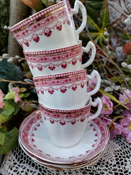 Antique tea cup + coaster