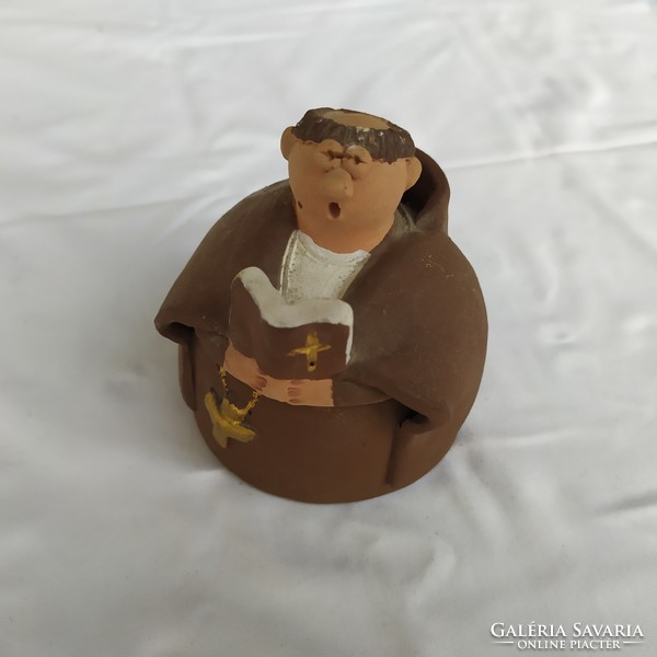 Ceramic monk figure for sale!
