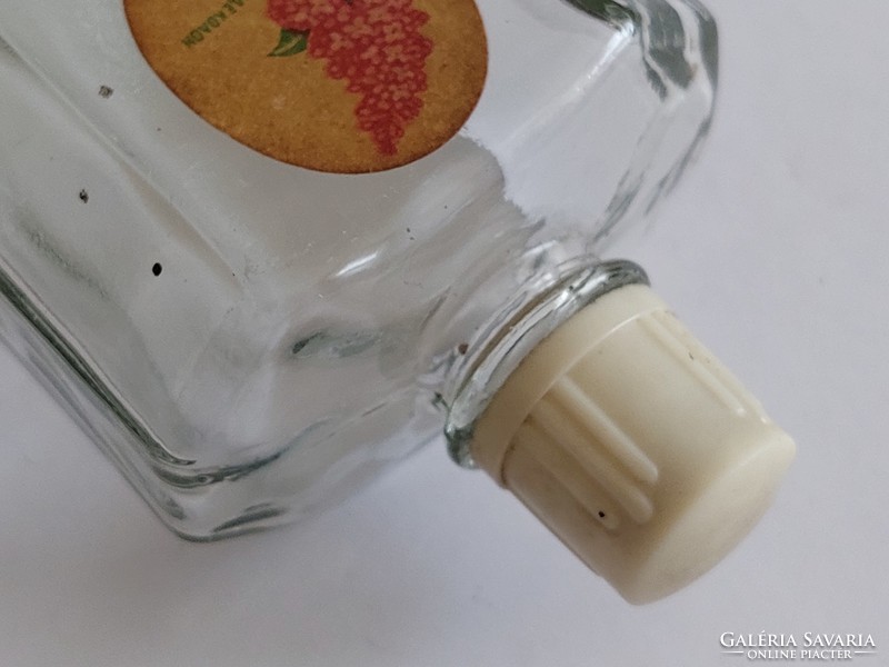 Retro orosz kölnis üveg régi címkés parfümös palack
