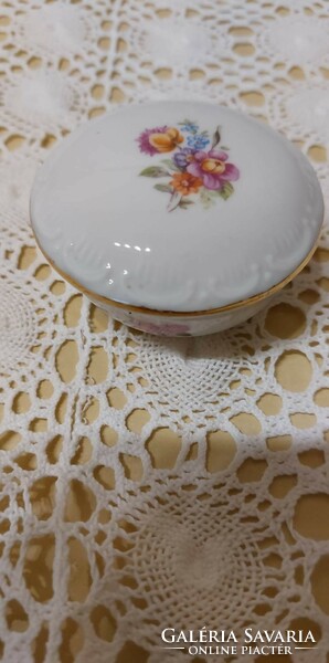 Kpm, German, Martinroda porcelain jewelry box