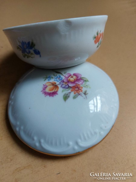 Kpm, German, Martinroda porcelain jewelry box