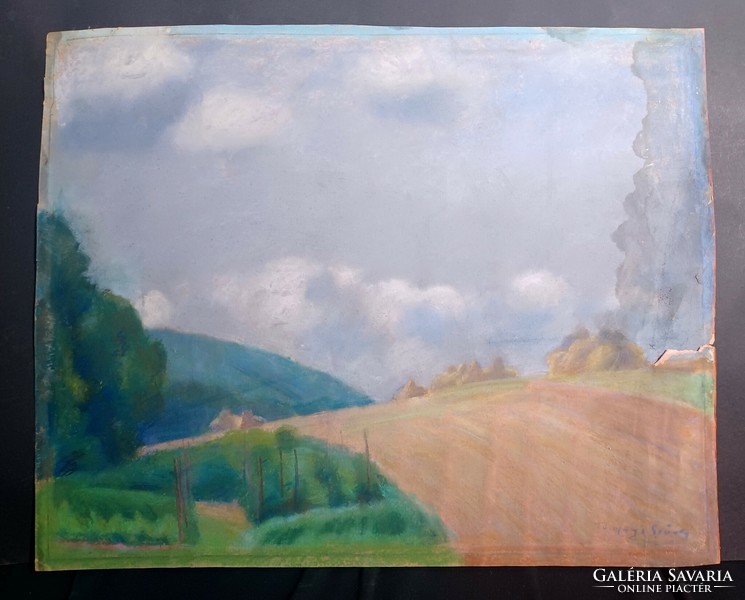 Pastel landscape (52x42 cm)