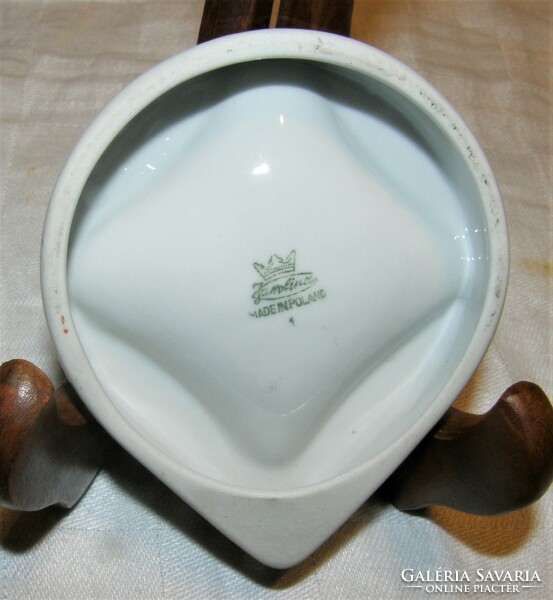 Retro ashtray, bowl - Polish jardina (karolina) porcelain