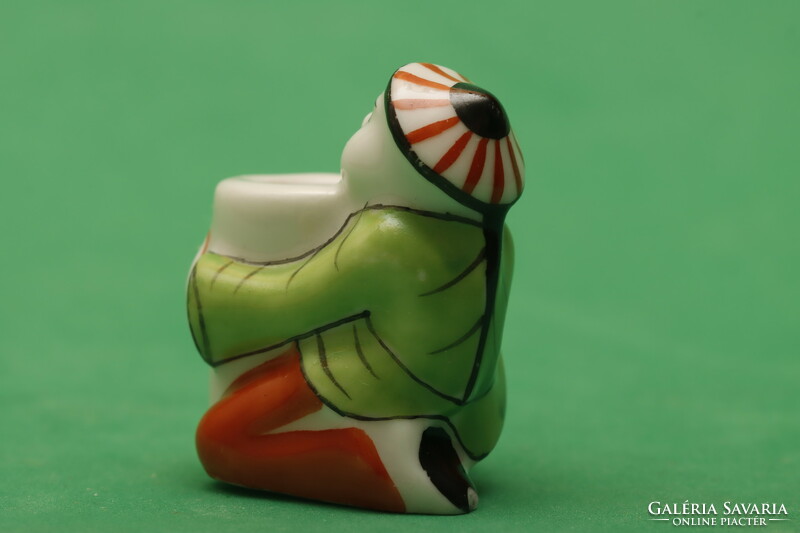 Miniatűr Herendi kínai porcelán mandarin figura + INGYEN POSTA!