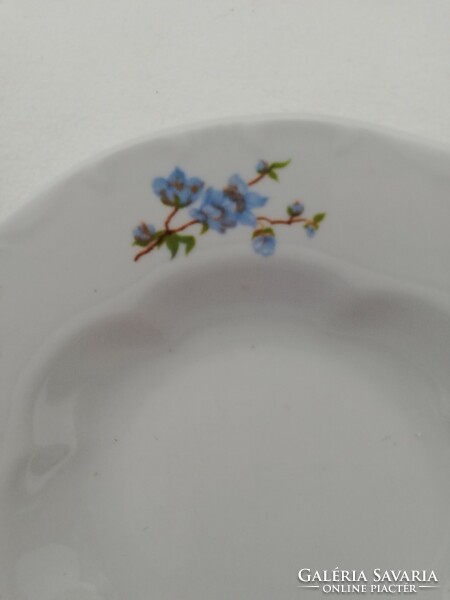 Zsolnay blue peach blossom pattern deep plates