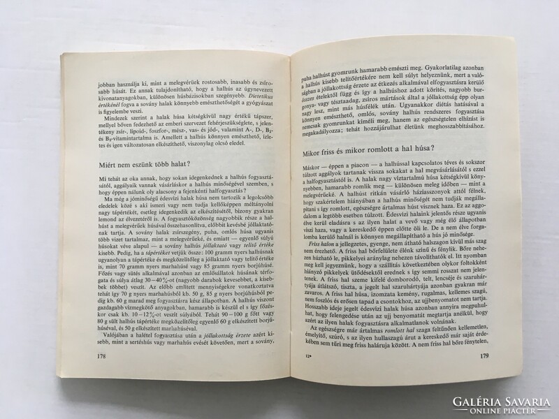 György Lányi: fish as a living being and as food - 1968.