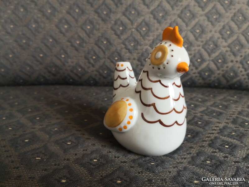 Hollóháza industrialist art deco porcelain chick