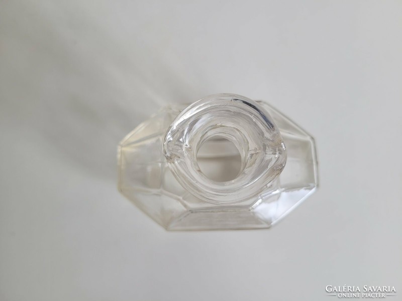 Régi Zwack üveg szögletes vintage palack
