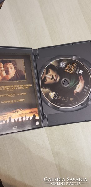 The Lord of the Rings the fellowship of the ring  film, siker cd, dvd 2 lemez egyben Angolul