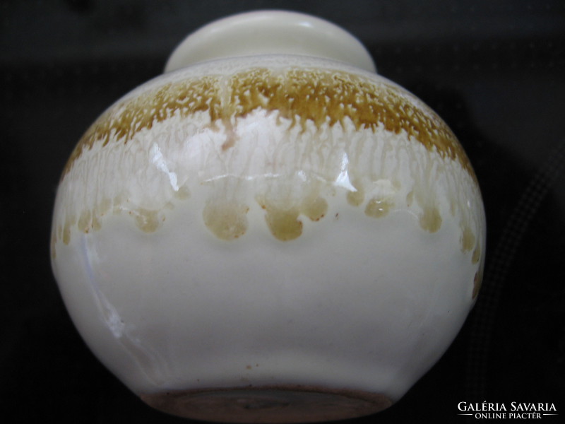 Retro kis Carstens keramik Germany gömb váza 8105