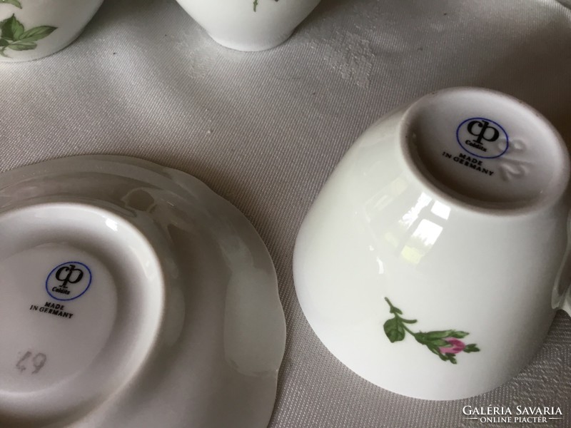 Colditz antik porcelán kávéskészlet, igazán szép