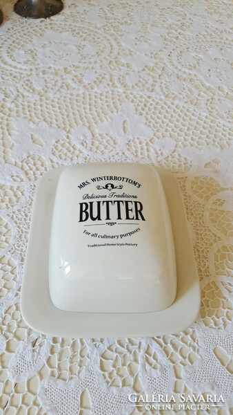 Mrs.Winterbottoms'ceramic butter dish