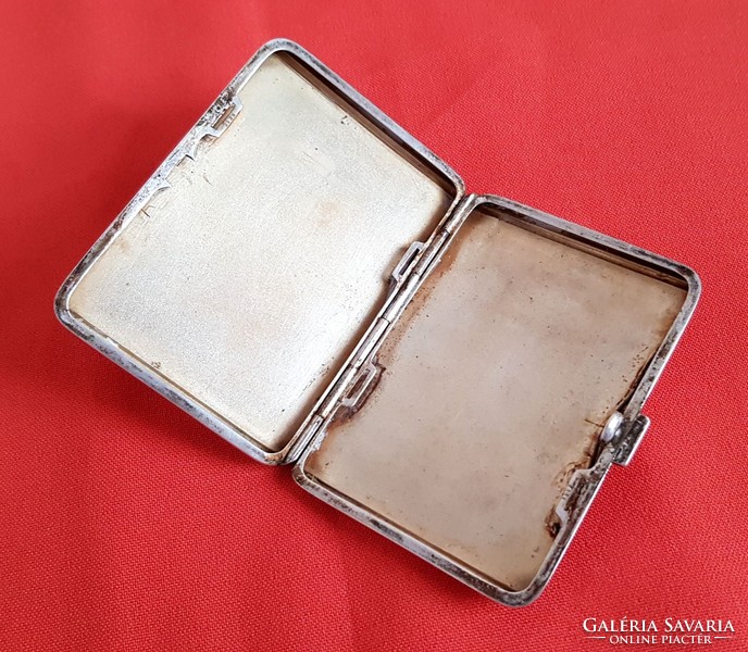 Antik ezüst Női Névjegykártya v. cigaretta tartó doboz