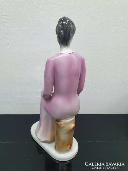 Hibátlan Hollóházi porcelán szobor , nő figura - 50036