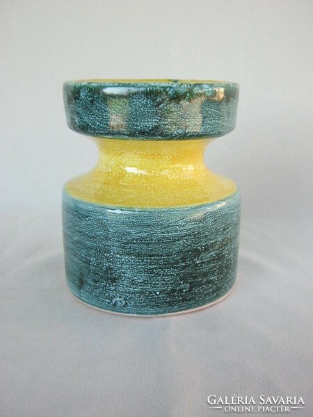 Craftsman retro ceramic candle holder