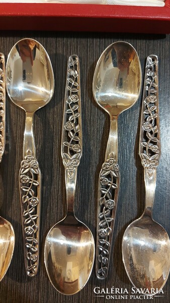 12 silver spoons, 138 gr