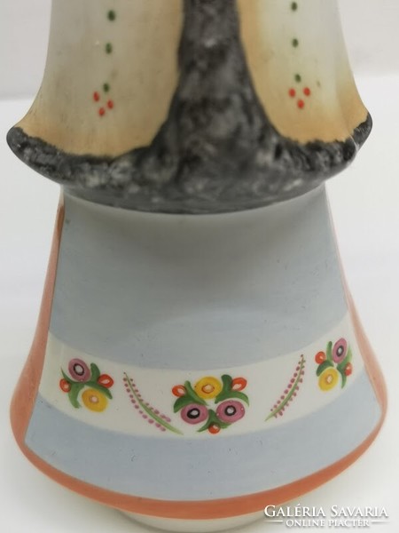 Aquincum porcelain female figure in folk costume - 50047