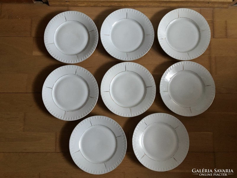 8 pcs mitterteich - bavaria porcelain plate