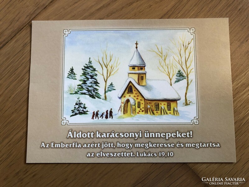 Religious quote postcard