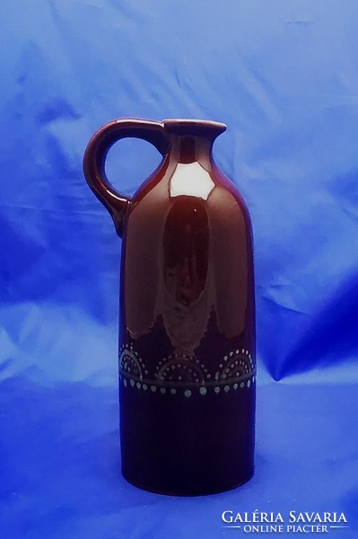 Városlőd glazed ceramic bottle