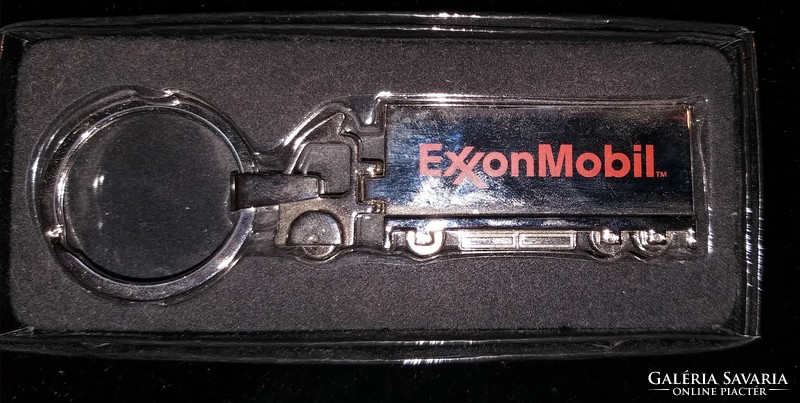 Exxonmobil metal truck key chain