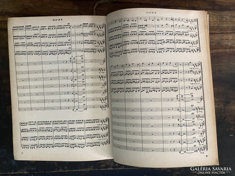 Acht ouverturen von felix mendelssohn-bartholdy (antique sheet music)