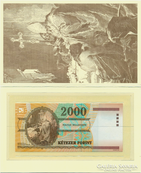 Hungarian millennium HUF 2000 oz
