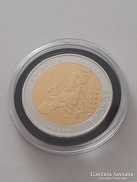 Commemorative coin collection piece, about the common currency of the eurozone countries! Vatican unc