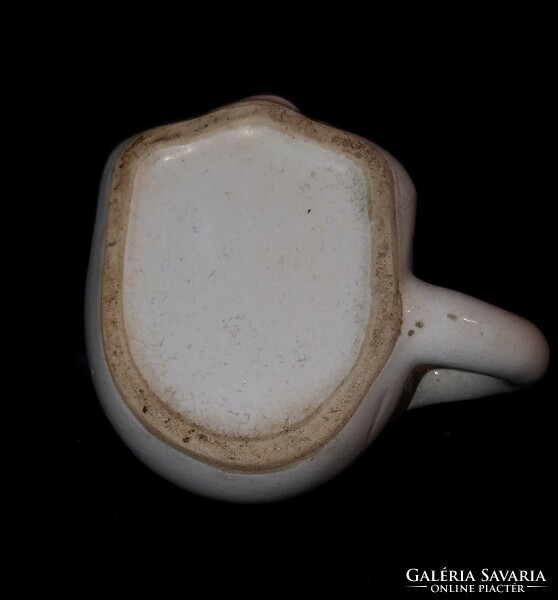 Dog-shaped ceramic mug cup