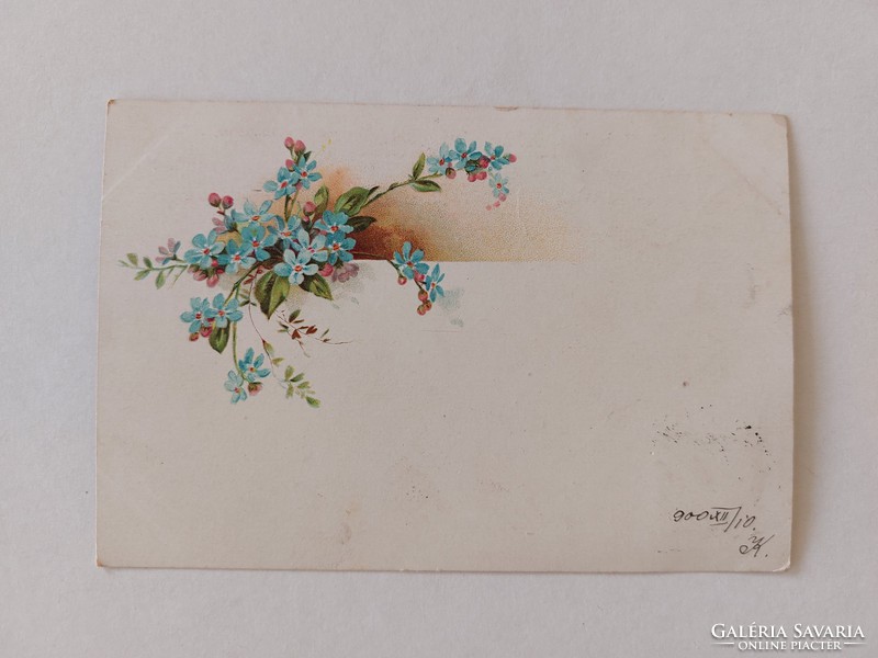 Old postcard 1900 postcard forget