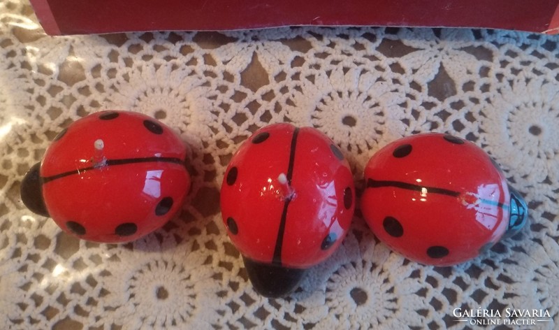 Ladybug candle, even cake, spring decoration, recommend!