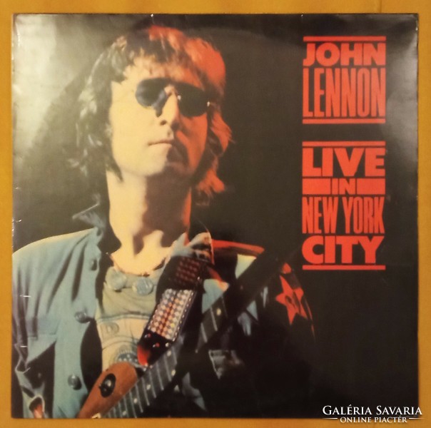 John Lennon LIVE IN NEW YORK CITY bakelit Lp