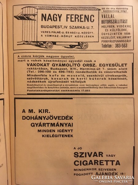 /1940,41,42/. It is edited and published by the Hungarian officers' address and name directory; the m. Out. Central stat