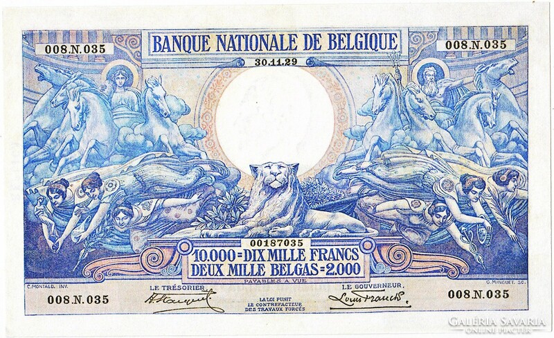 Belgium 10000 frank 1929 REPLIKA