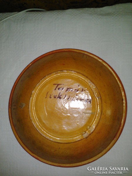 Tamás Szekszárd wall plate, plate, bowl