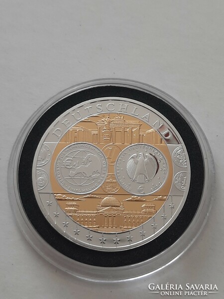 Commemorative coin collection piece, about the common currency of the eurozone countries! Germany unc