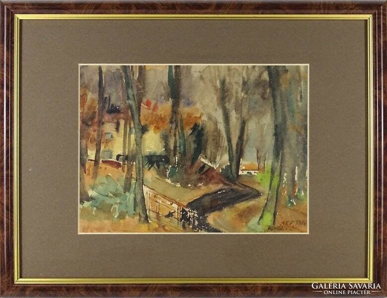 1M356 xx. Century painter: forest resort