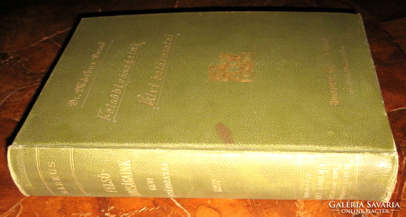 Dr. Dezső Márkus' decisions of principle of our supreme courts ix. Volume 1896-8 Grill Charles
